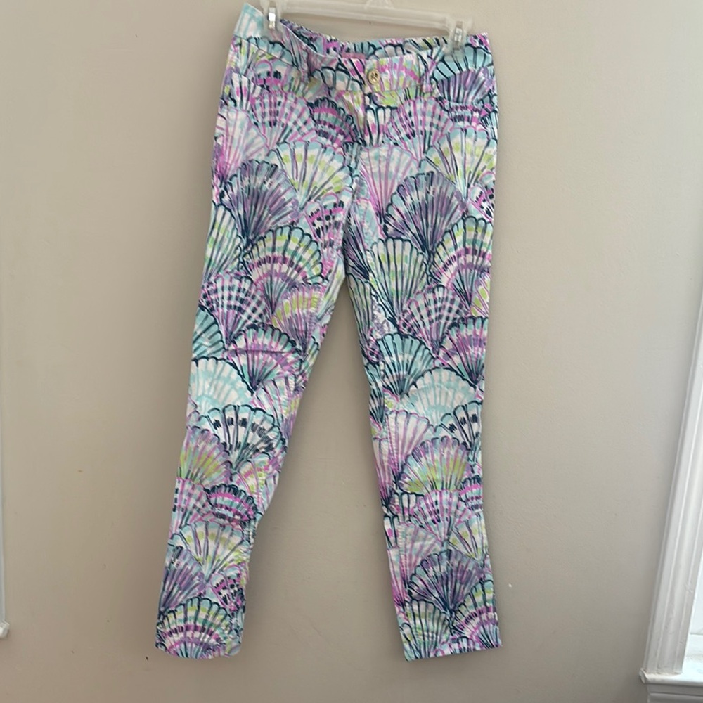 Lilly Pulitzer Colorful Seashell Pattern Pants